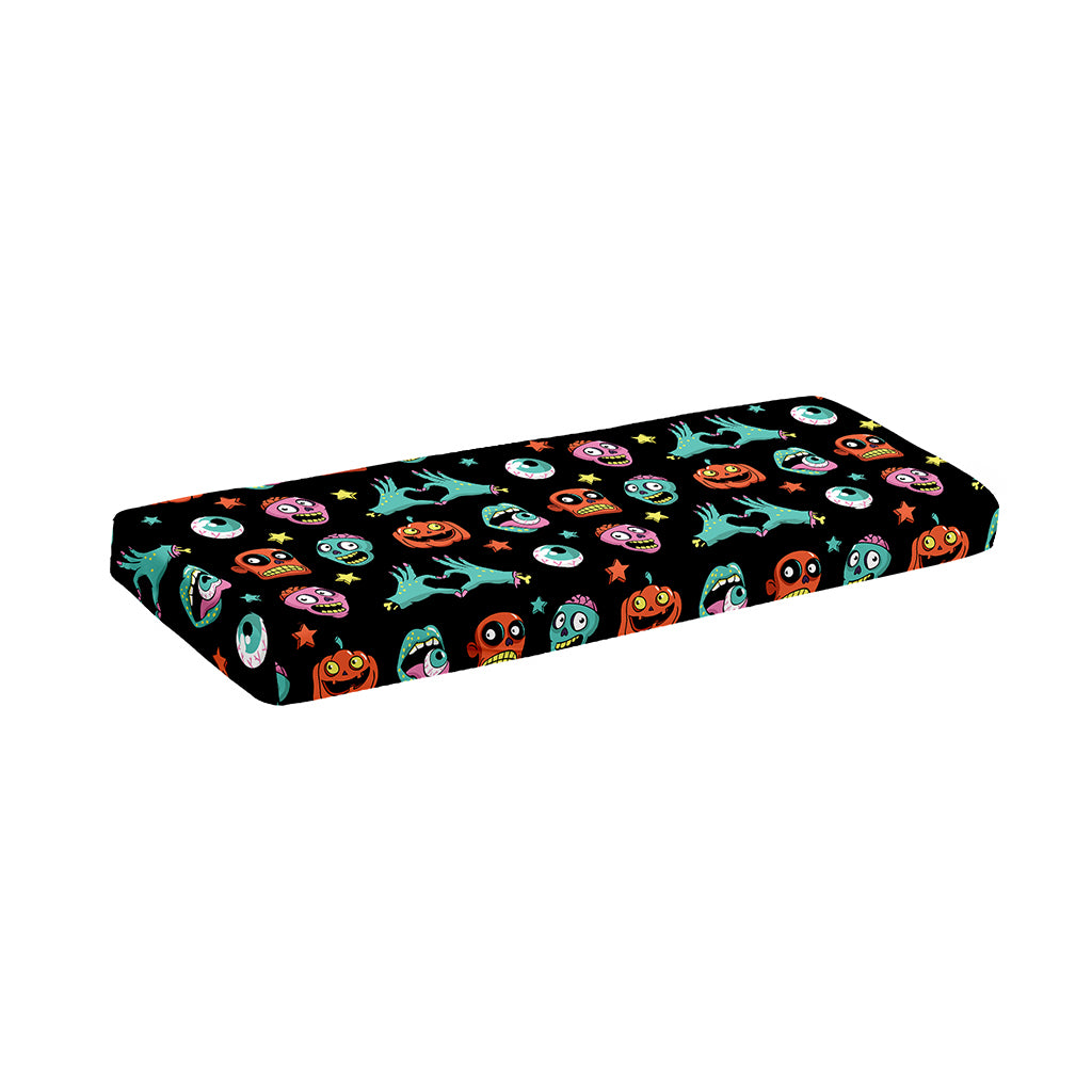 Halloween Zombie Pattern Print Piano Keyboard Cover