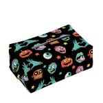Halloween Zombie Pattern Print Rectangle Tissue Box Cover