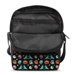 Halloween Zombie Pattern Print Rectangular Crossbody Bag