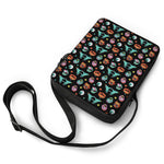 Halloween Zombie Pattern Print Rectangular Crossbody Bag