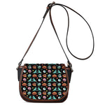 Halloween Zombie Pattern Print Saddle Bag
