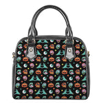 Halloween Zombie Pattern Print Shoulder Handbag
