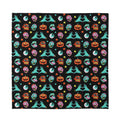 Halloween Zombie Pattern Print Silk Bandana