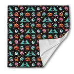 Halloween Zombie Pattern Print Silk Bandana