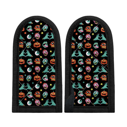 Halloween Zombie Pattern Print Skillet Handle Cover