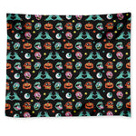 Halloween Zombie Pattern Print Tapestry