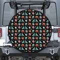 Halloween Zombie Pattern Print Tire Cover