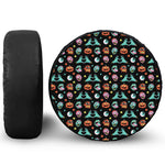 Halloween Zombie Pattern Print Tire Cover