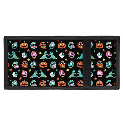 Halloween Zombie Pattern Print Trifold Wallet