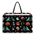 Halloween Zombie Pattern Print Utility Tote Bag