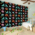 Halloween Zombie Pattern Print Wall Sticker