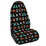 Halloween Zombie Pattern Print Waterproof Car Seat Cover