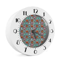 Halloween Zombie Striped Pattern Print Alarm Clock