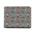 Halloween Zombie Striped Pattern Print Bifold Wallet