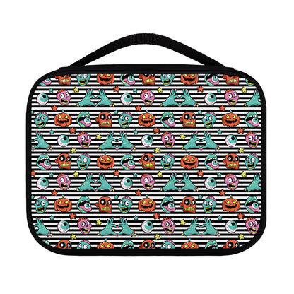 Halloween Zombie Striped Pattern Print Classic Bible Case