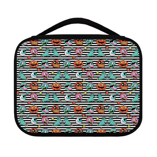 Halloween Zombie Striped Pattern Print Classic Bible Case