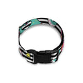 Halloween Zombie Striped Pattern Print Dog Collar