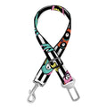 Halloween Zombie Striped Pattern Print Dog Seat Belt