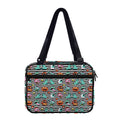 Halloween Zombie Striped Pattern Print Double Strap Bible Bag