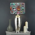 Halloween Zombie Striped Pattern Print Drum Lamp Shade