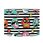Halloween Zombie Striped Pattern Print Drum Lamp Shade