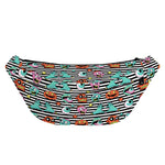 Halloween Zombie Striped Pattern Print Fanny Pack