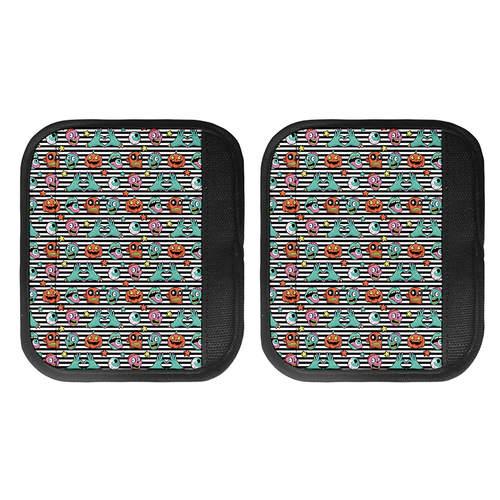 Halloween Zombie Striped Pattern Print Handle Covers