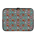 Halloween Zombie Striped Pattern Print Laptop Sleeve