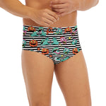 Halloween Zombie Striped Pattern Print Men's Briefs