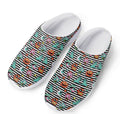 Halloween Zombie Striped Pattern Print Mesh Casual Shoes