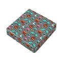 Halloween Zombie Striped Pattern Print Outdoor Seat Cushion Cover