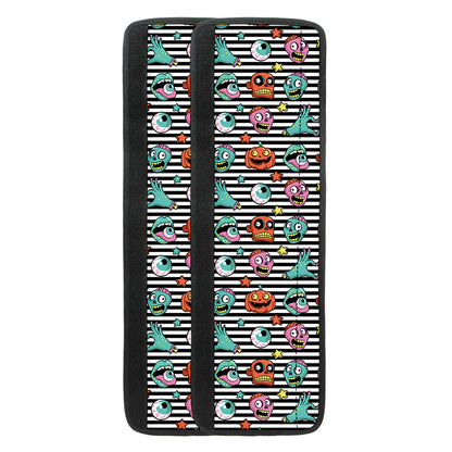 Halloween Zombie Striped Pattern Print Refrigerator Handle Covers