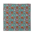 Halloween Zombie Striped Pattern Print Silk Bandana