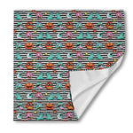 Halloween Zombie Striped Pattern Print Silk Bandana