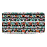 Halloween Zombie Striped Pattern Print Towel