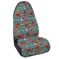 Halloween Zombie Striped Pattern Print Waterproof Car Seat Cover