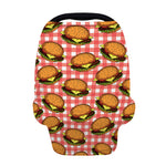 Hamburger Plaid Pattern Print Baby Seat Cover