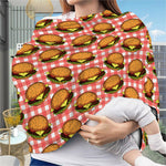 Hamburger Plaid Pattern Print Baby Seat Cover