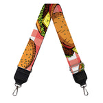Hamburger Plaid Pattern Print Bag Strap