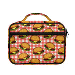 Hamburger Plaid Pattern Print Briefcase Bible Bag