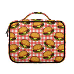 Hamburger Plaid Pattern Print Briefcase Bible Bag