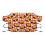 Hamburger Plaid Pattern Print Car Windshield Snow Cover