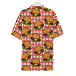 Hamburger Plaid Pattern Print Hawaiian Shirt