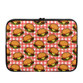 Hamburger Plaid Pattern Print Laptop Sleeve