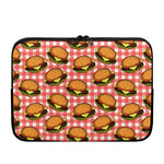 Hamburger Plaid Pattern Print Laptop Sleeve
