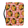 Hamburger Plaid Pattern Print Leather Bible Cover
