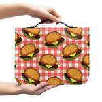 Hamburger Plaid Pattern Print Leather Bible Cover