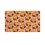 Hamburger Plaid Pattern Print Polyester Flag
