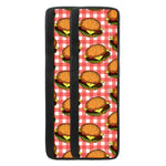 Hamburger Plaid Pattern Print Refrigerator Handle Covers