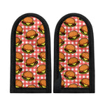 Hamburger Plaid Pattern Print Skillet Handle Cover